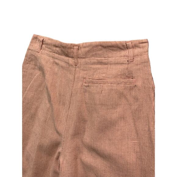 Size 9 Generra Collection Womens Vintage 1980s Pink Bermuda Shorts Cuffed - Picture 7 of 9